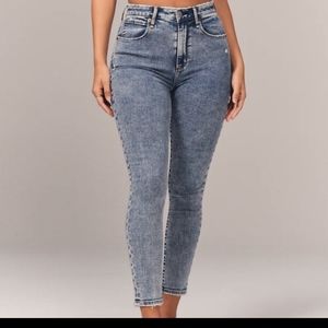 Curve Love High Rise Skinny Ankle Jeans Size 30